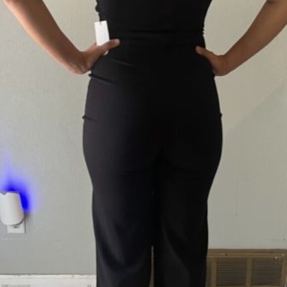 Episode Strapless Black Jumpsuit With Knot Detail back zipper elegant stylish‎ - Picture 9 of 10